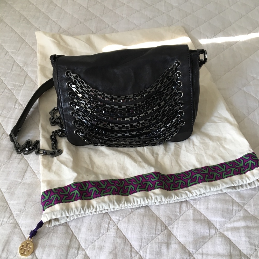 NWOT Tory Burch Chain Shoulder/Crossbody Bag Black